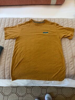 Patagonia Short-Sleeve Crewneck Tee in Mustard